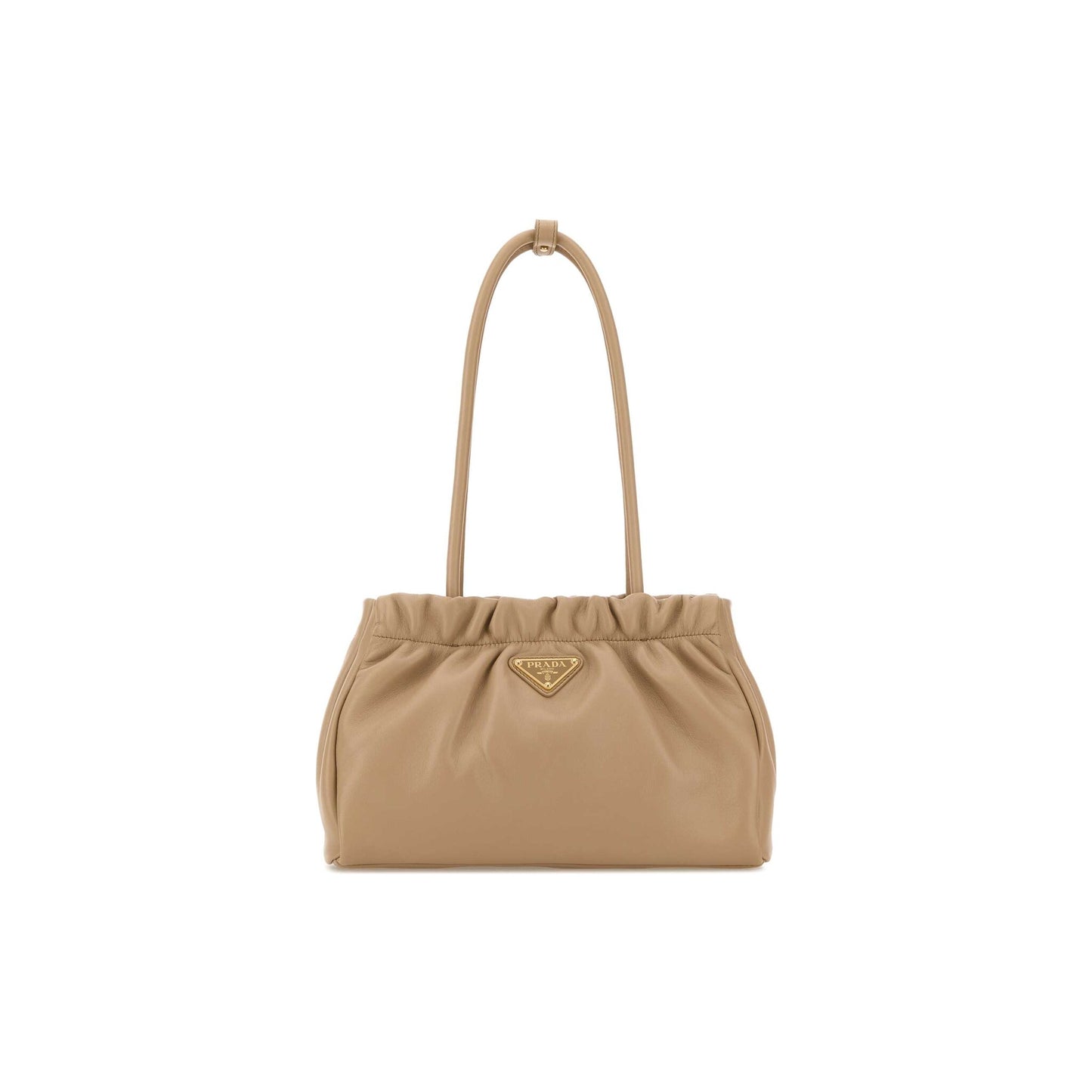 Prada Mala de Ombro em Pele Nappa — Vermelho