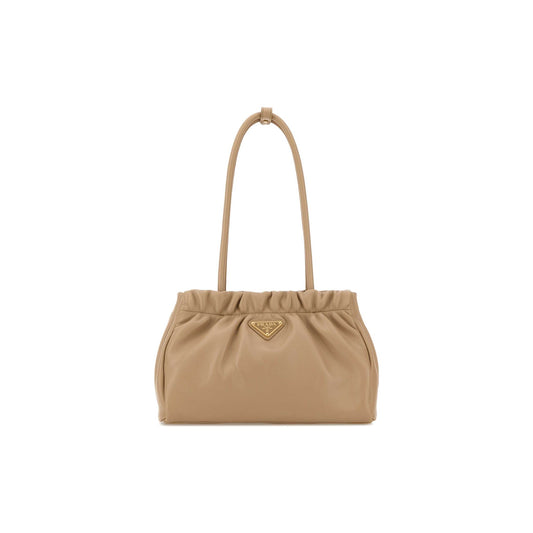 Prada Mala de Ombro em Pele Nappa — Vermelho