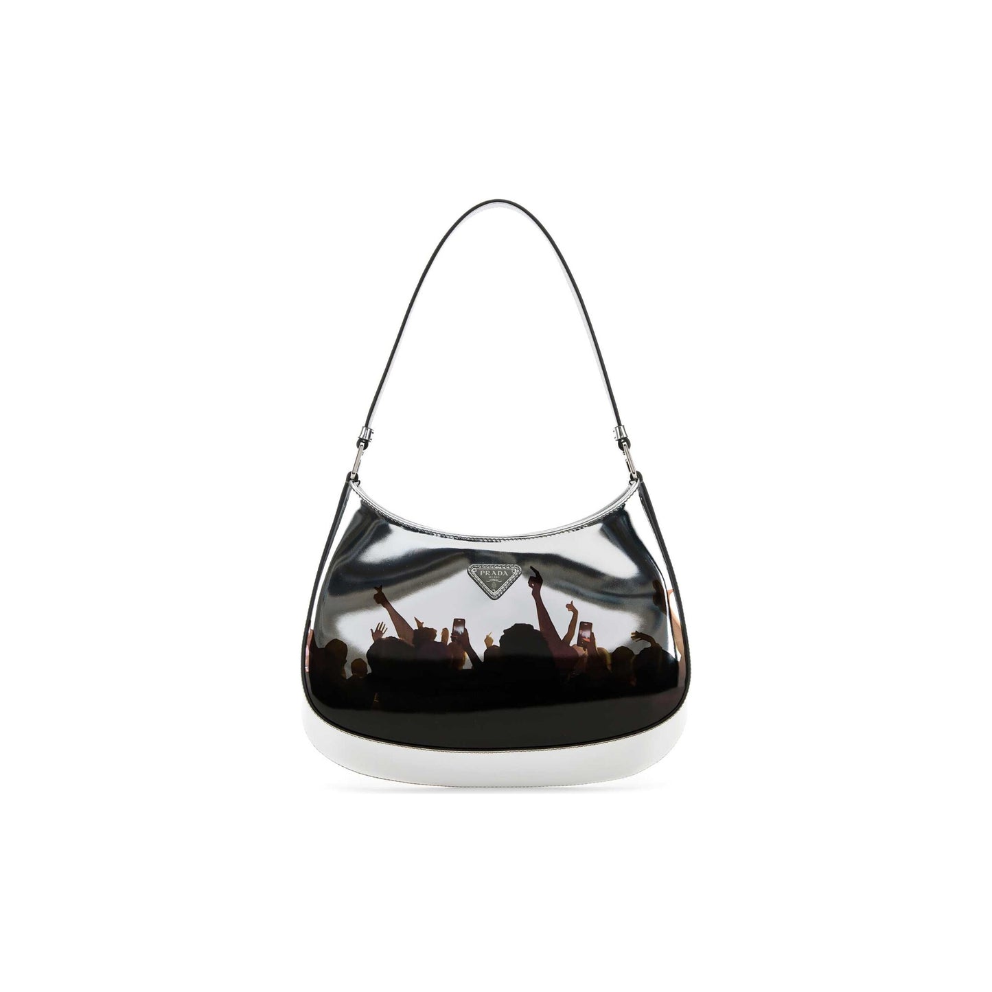 Prada Mala de Ombro Cleo em Pele