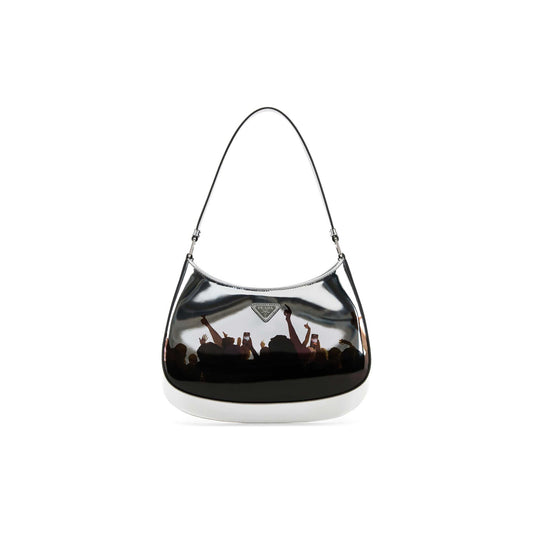 Prada Mala de Ombro Cleo em Pele
