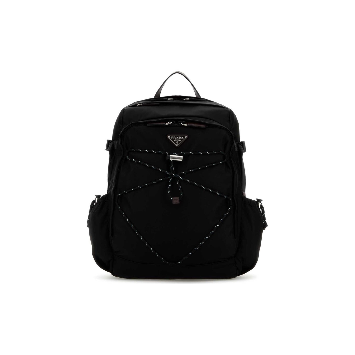 Prada Mochila Speedrock em Lona — Azul-Marinho