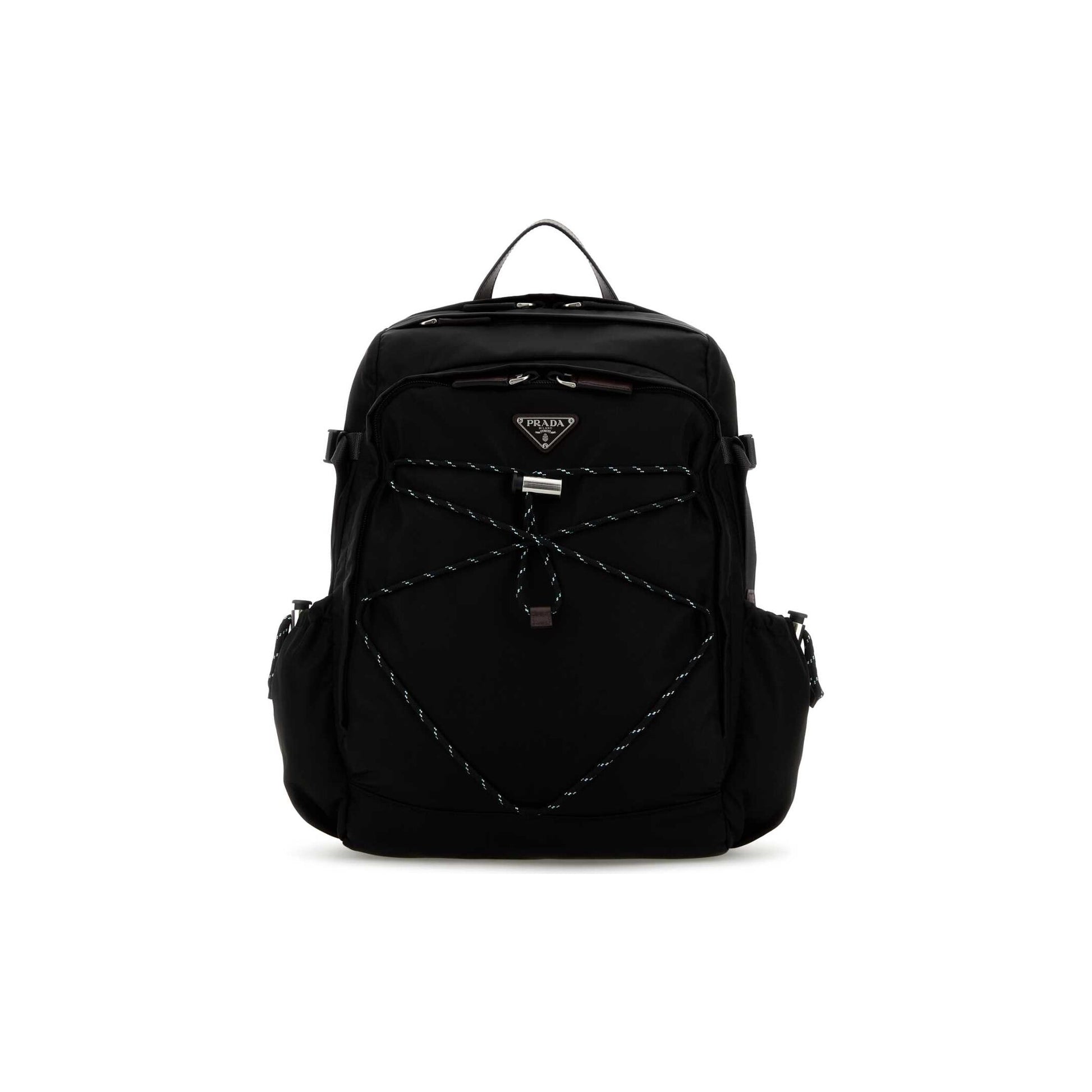 Prada Mochila Speedrock em Lona — Azul-Marinho