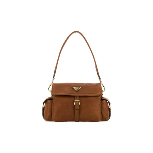 Prada Mala de Ombro Média Explore em Pele