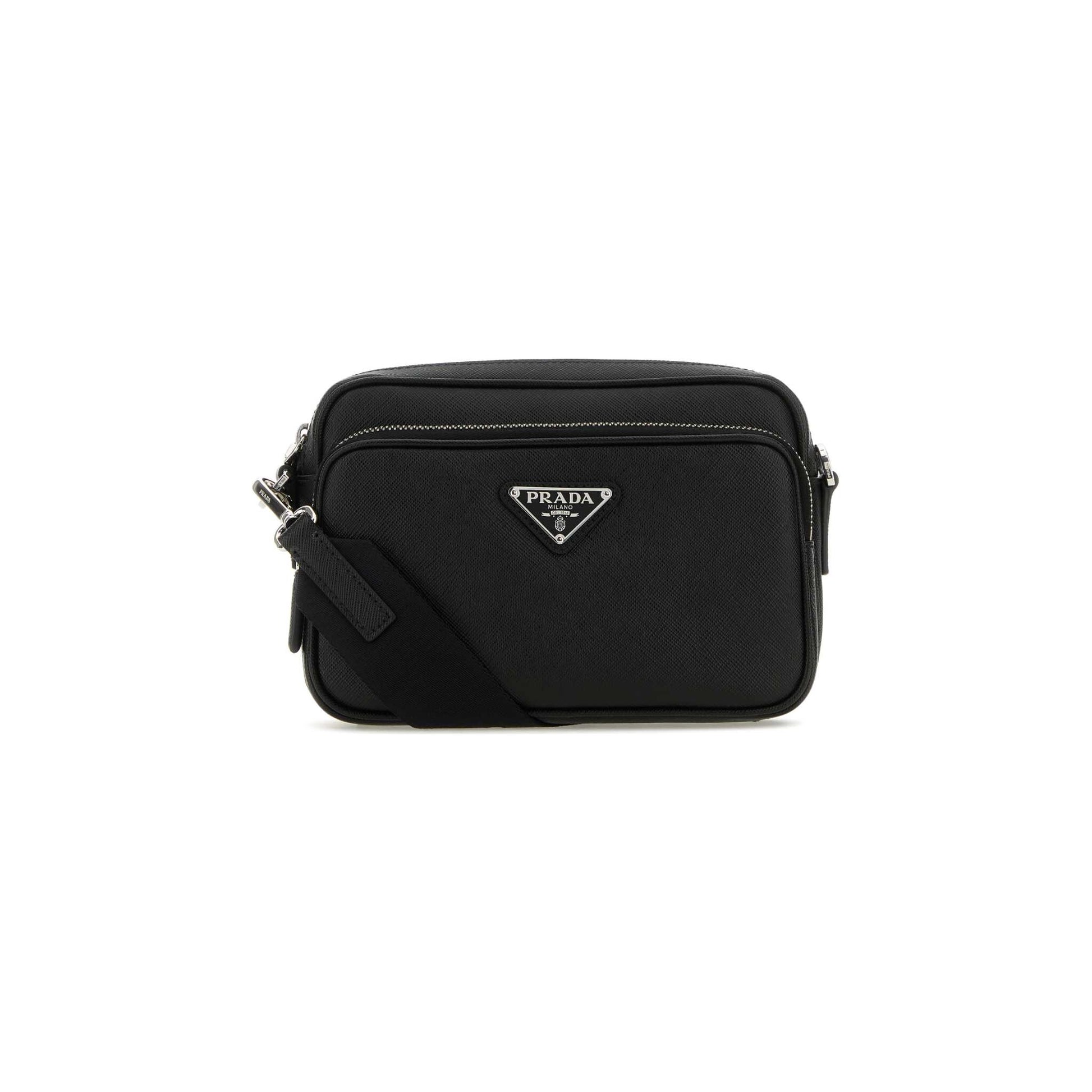 Prada Mala de Ombro Saffiano em Pele