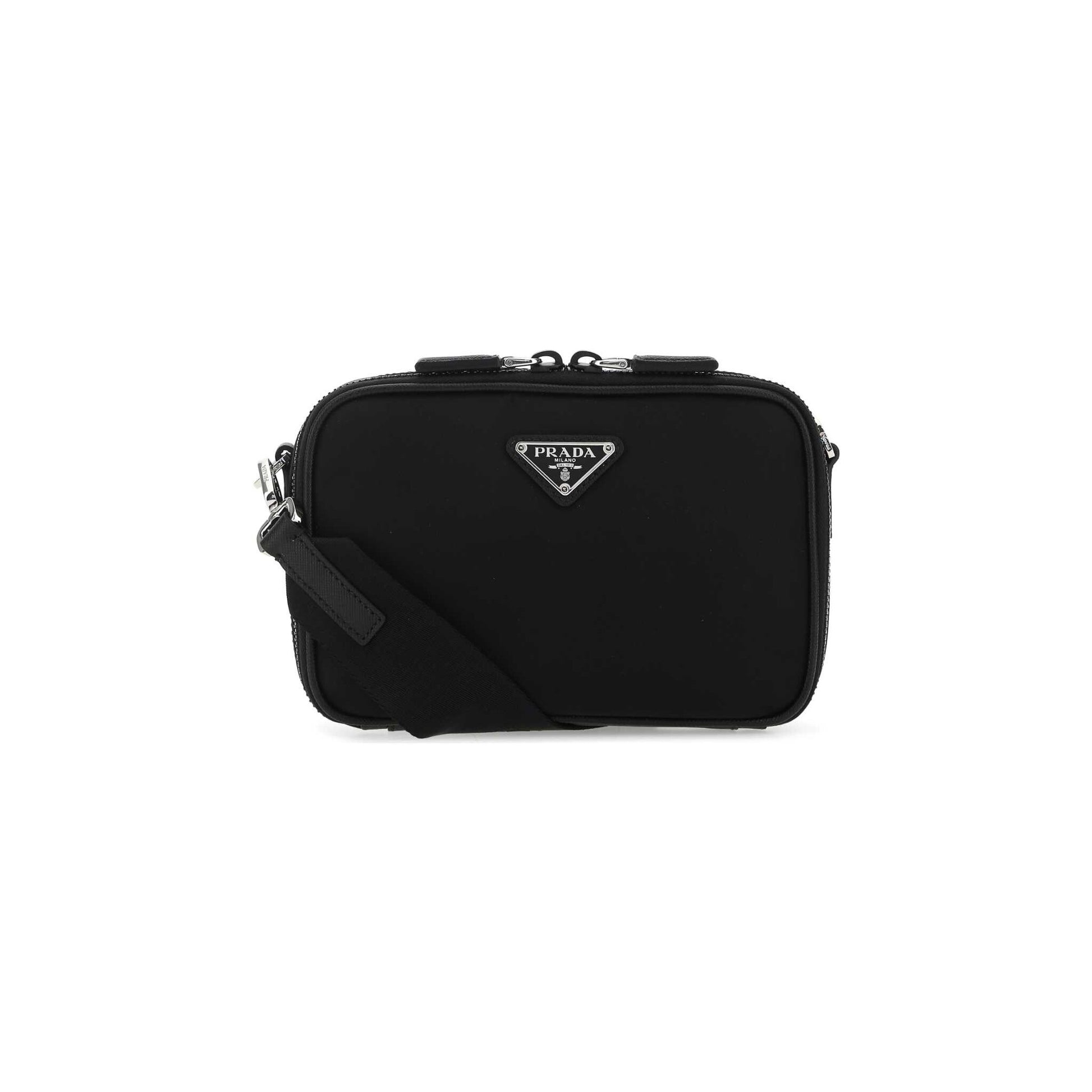 Prada Mala de Ombro Brique em Re-Nylon