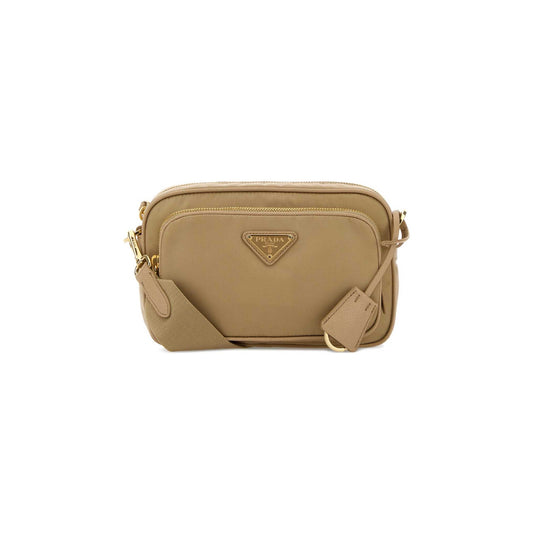 Prada Mala de Ombro Mini em Re-Nylon — Verde