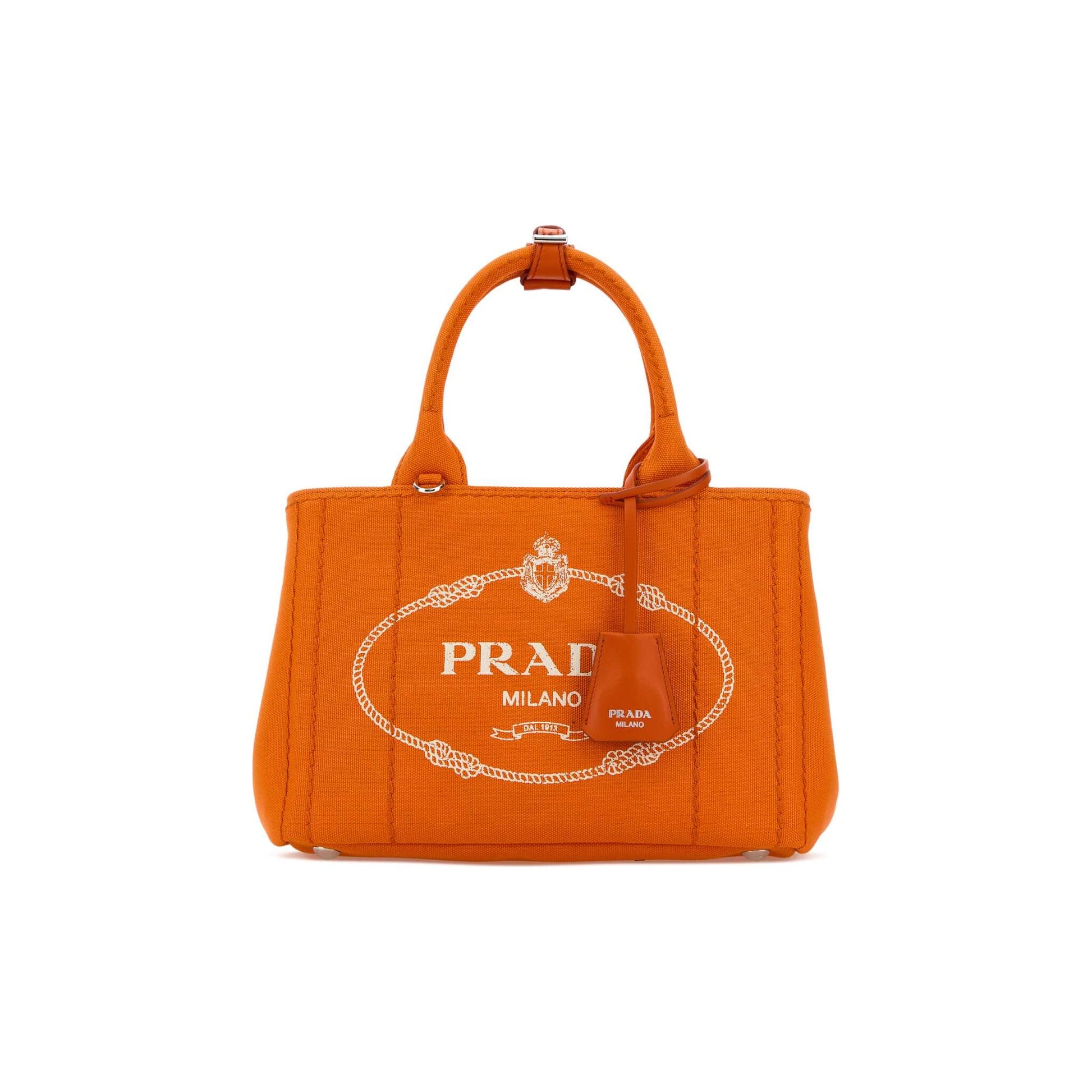 Prada Mala de Ombro em Lona — Azul