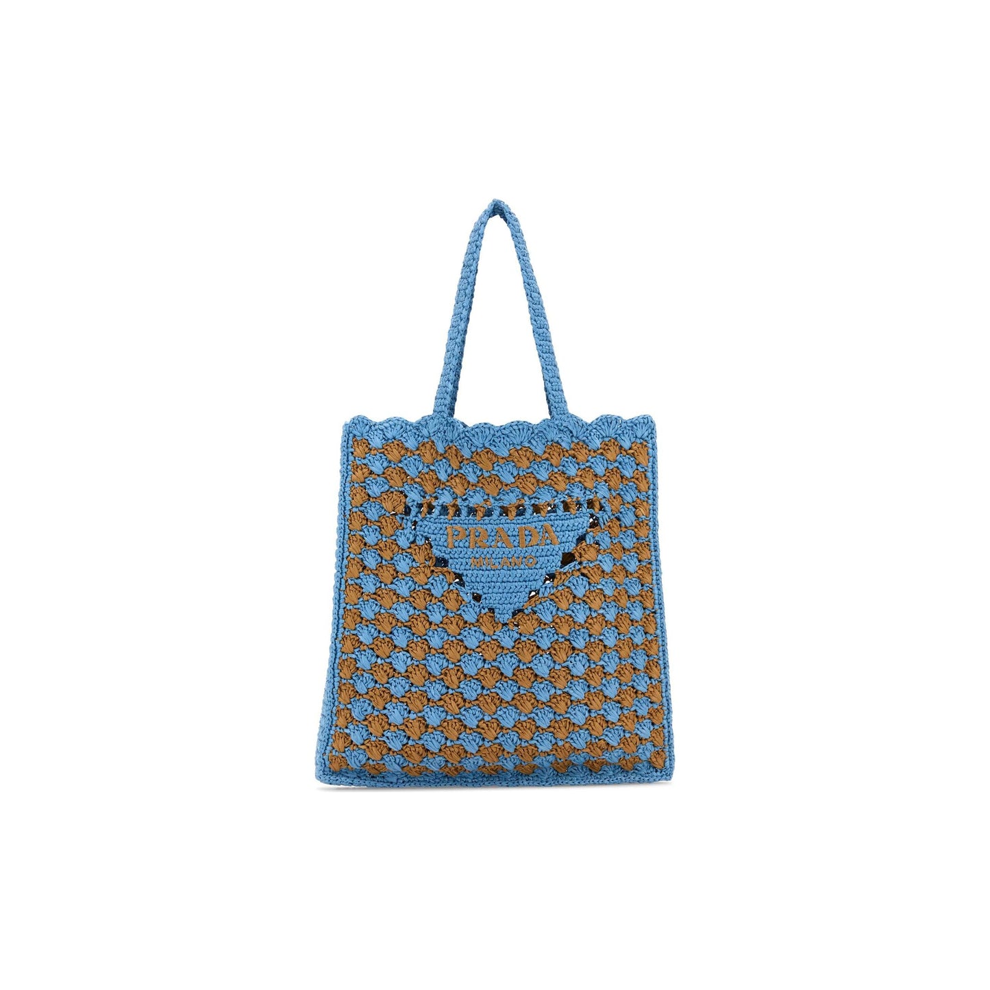 Prada Mala de Ombro em Raffia