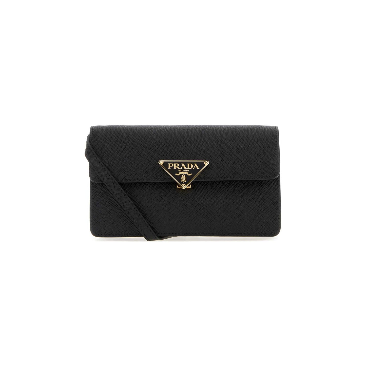 Prada Mala de Ombro Mini Saffiano em Pele