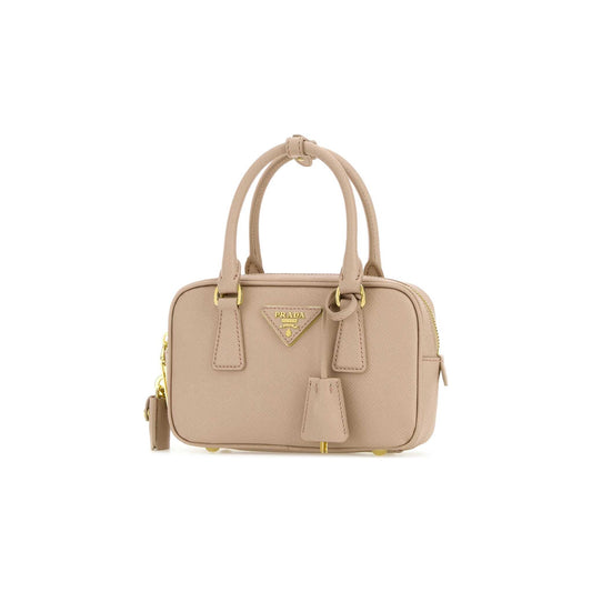 Prada Mala de Mão em Pele — Rosa