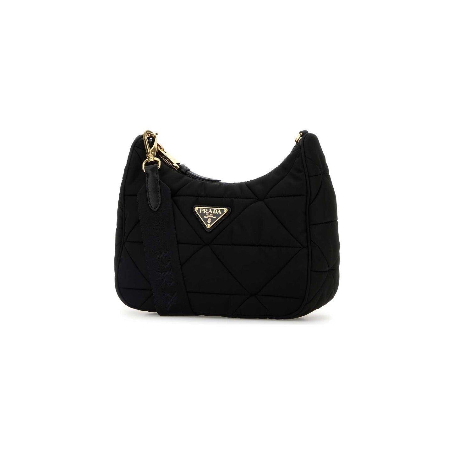 Prada Mala de Ombro em Re-Nylon — Azul