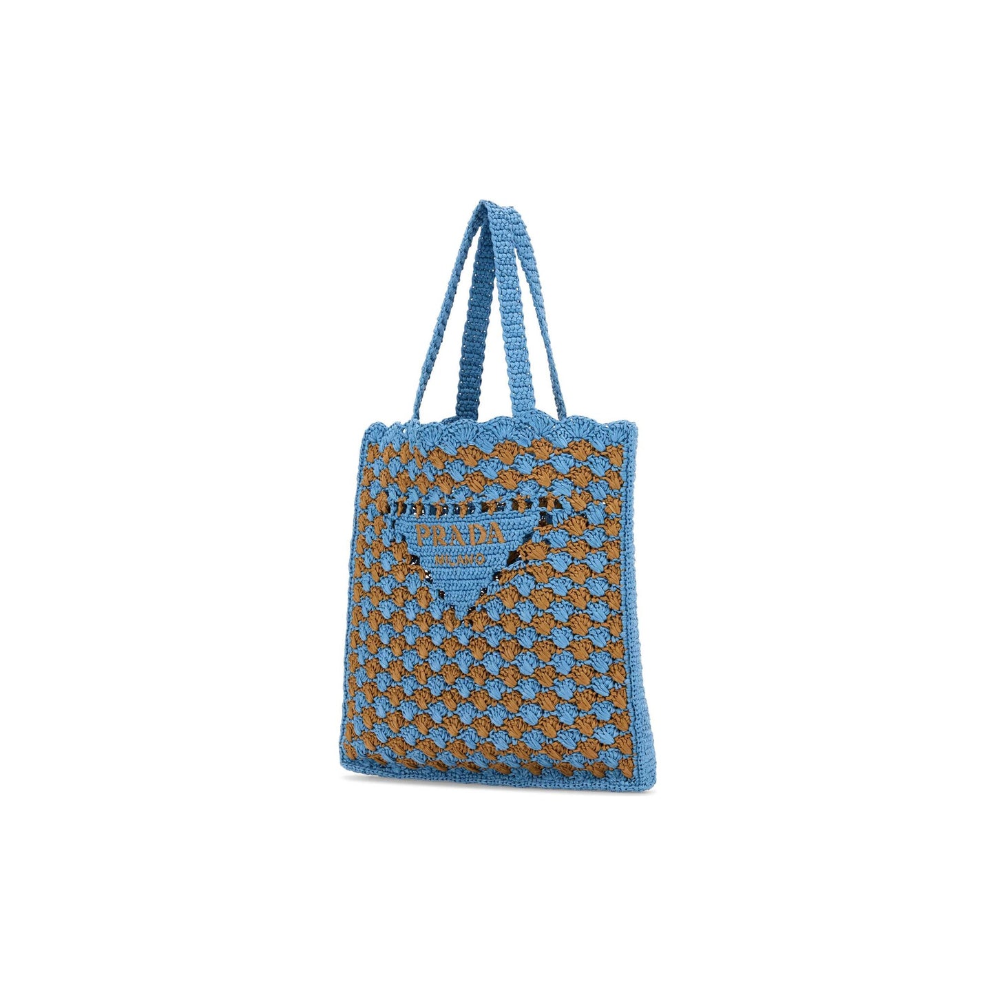 Prada Mala de Ombro em Raffia