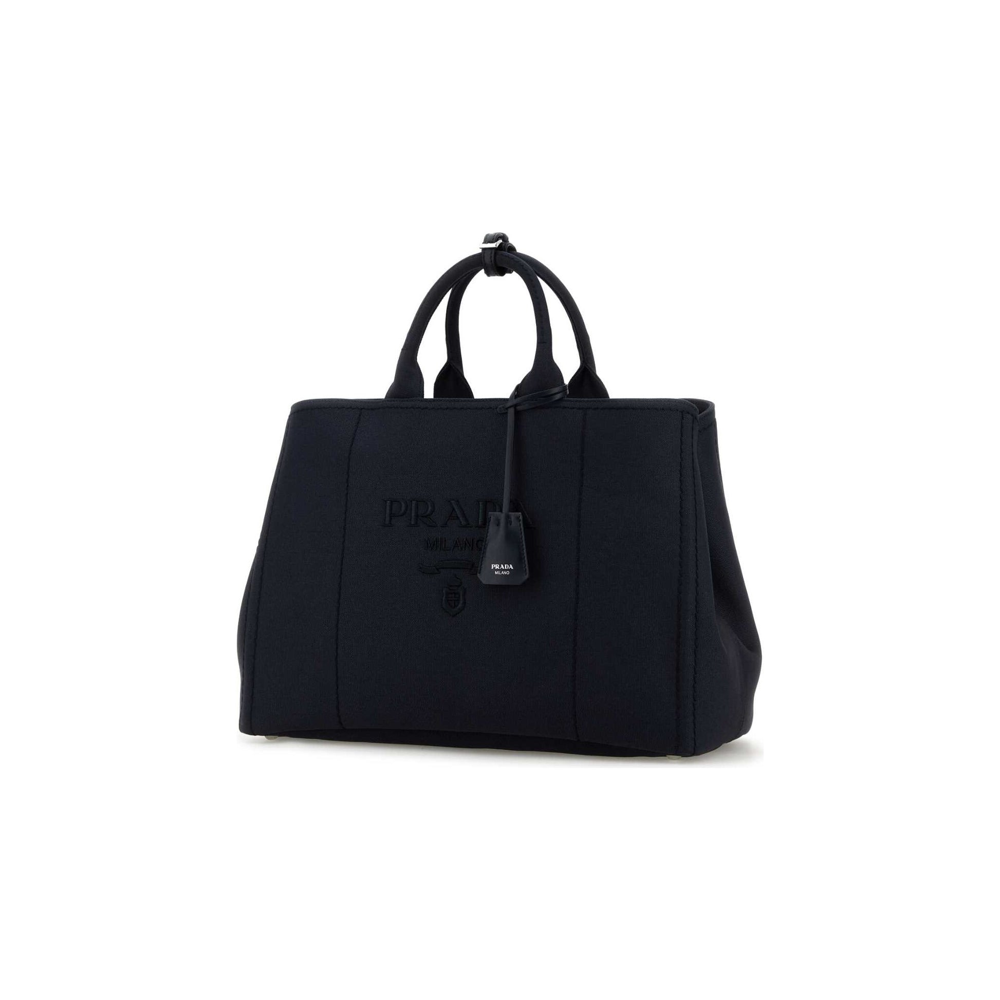 Prada Mala Tote Jardinière em Lona