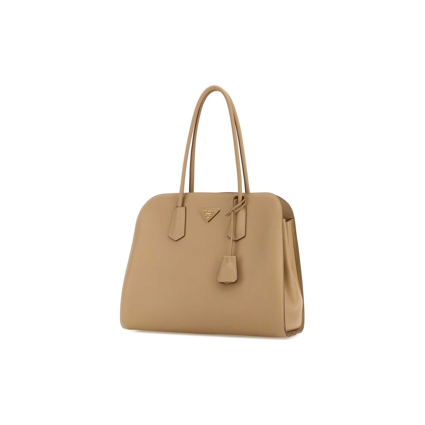 Prada Mala de Ombro em Pele — Rosa