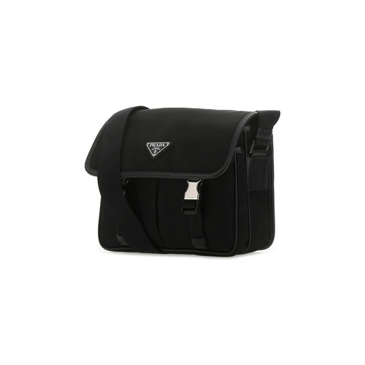 Prada Mala de Ombro em Re-Nylon — Preto
