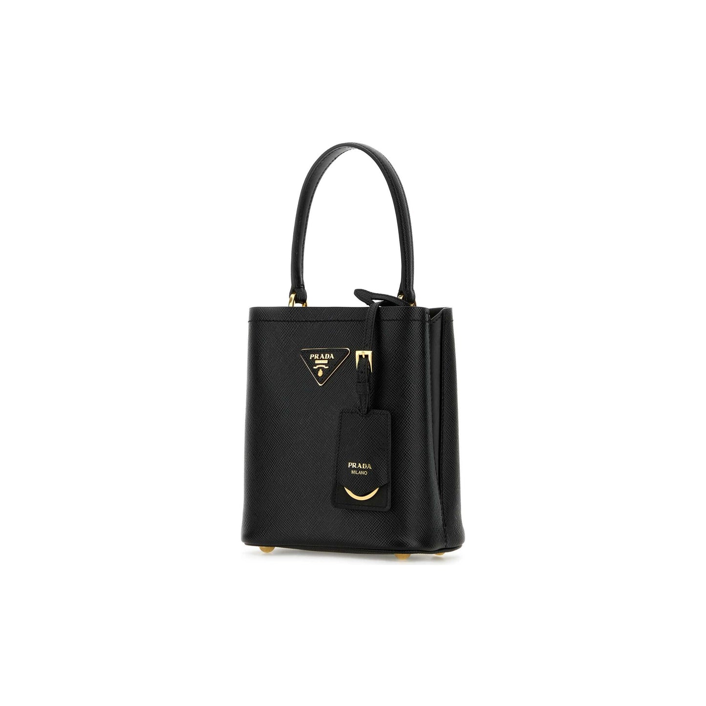 Prada Mala Pequena Panier em Pele