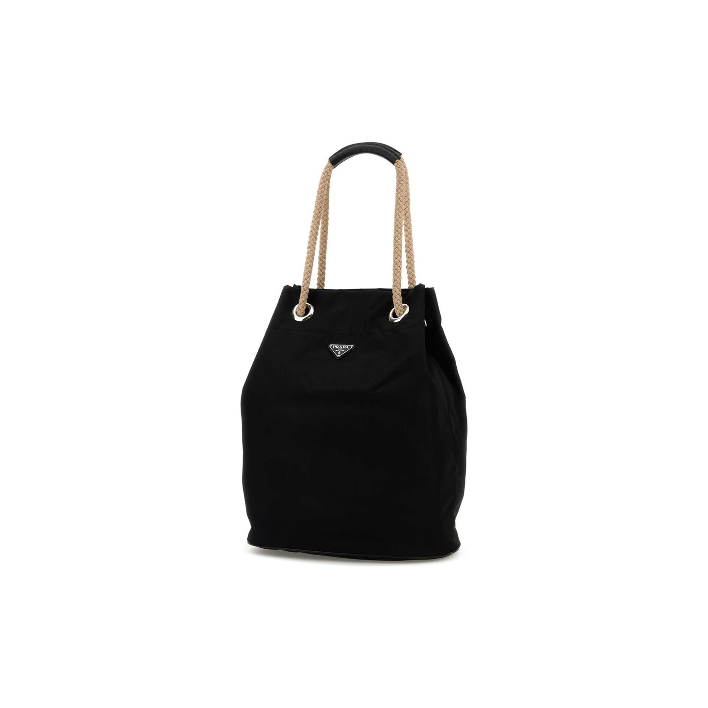 Prada Mala Tote Média Mariner em Re-Nylon