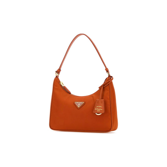Prada Mala Mini Re-Edition 2005 em Lona — Verde