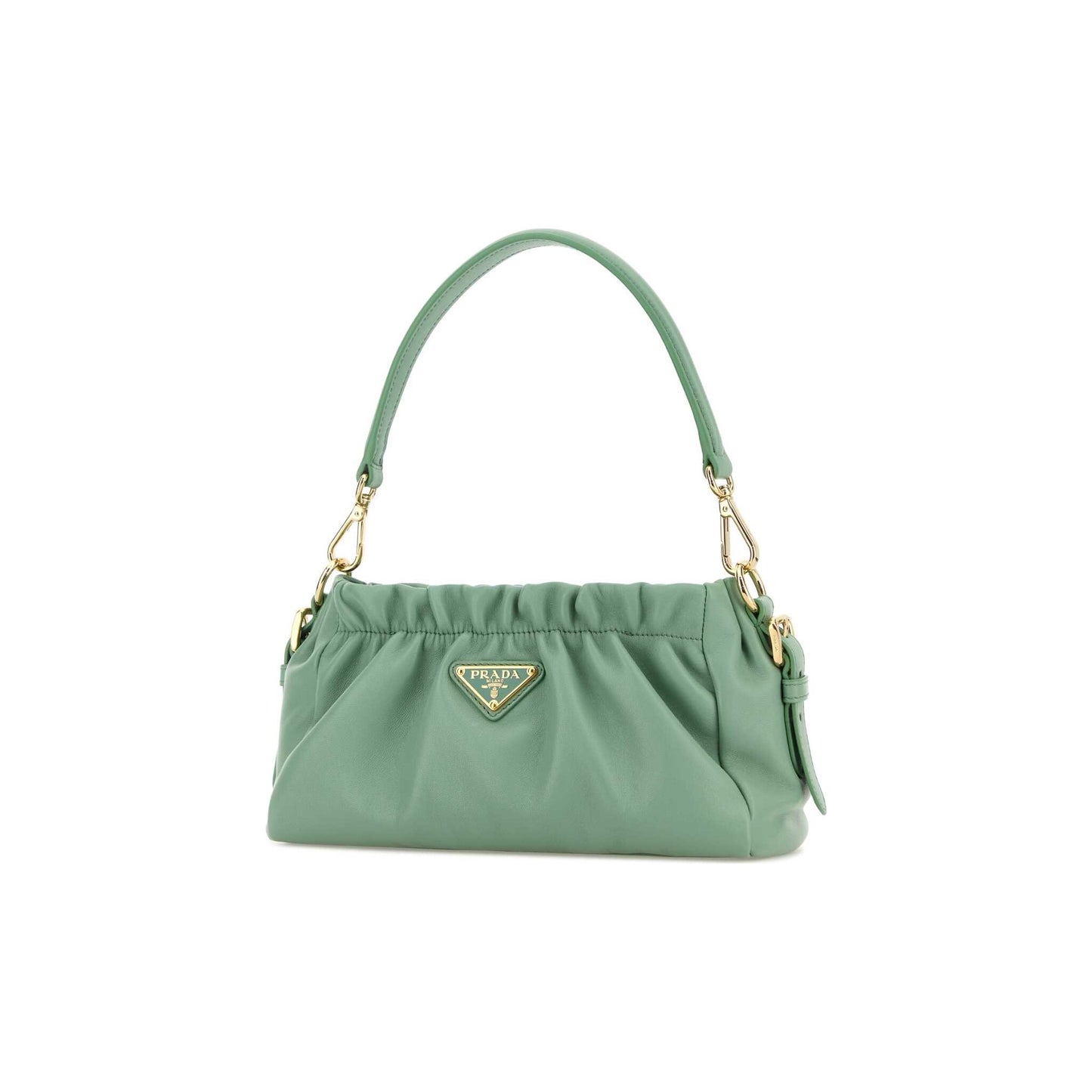 Prada Mala de Mão em Pele Nappa — Branco