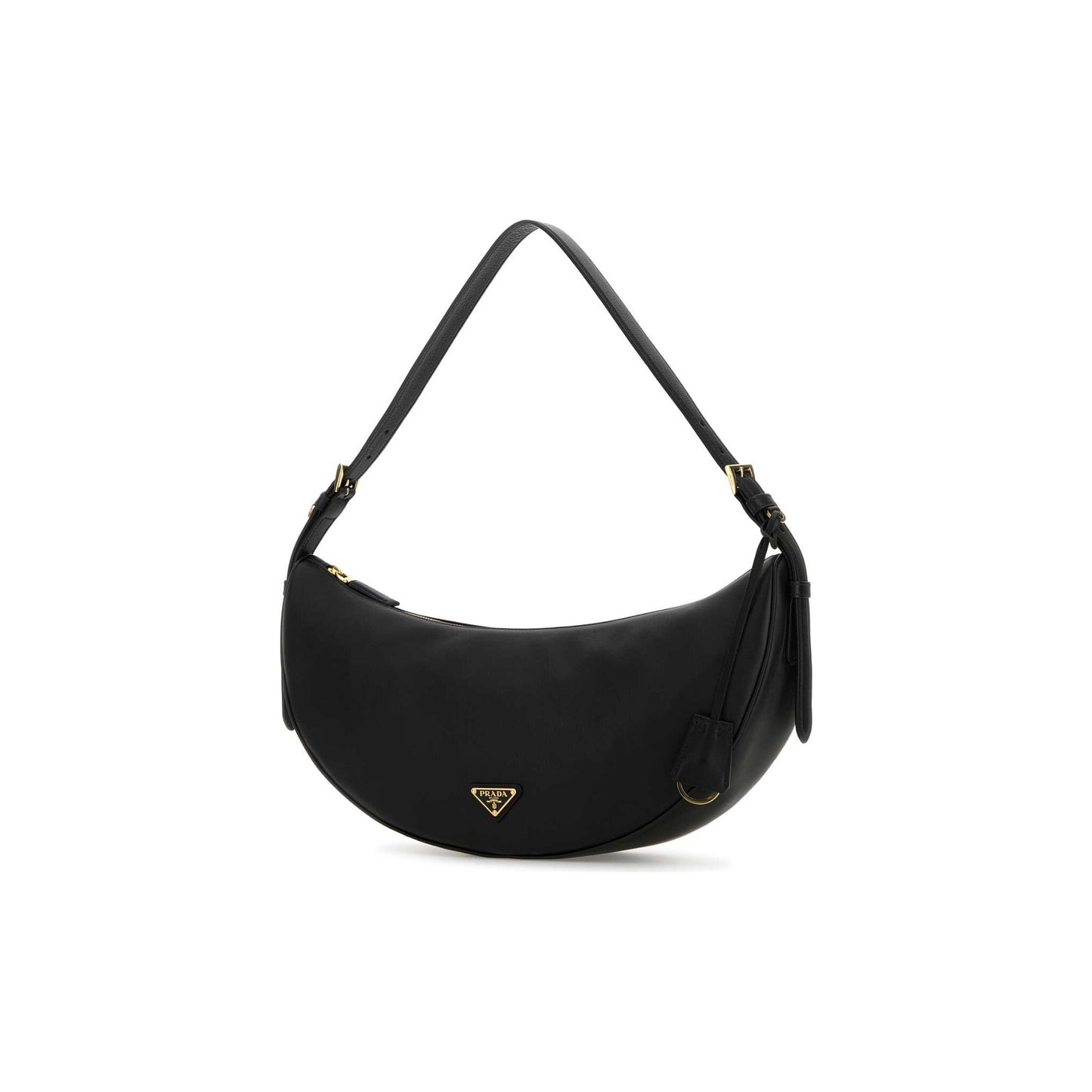 Prada Mala Tiracolo em Pele — Preto
