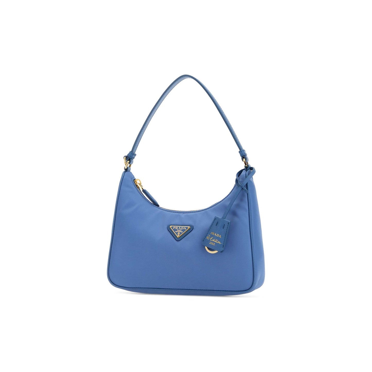 Prada Mala Mini Re-Edition 2005 em Lona — Preto