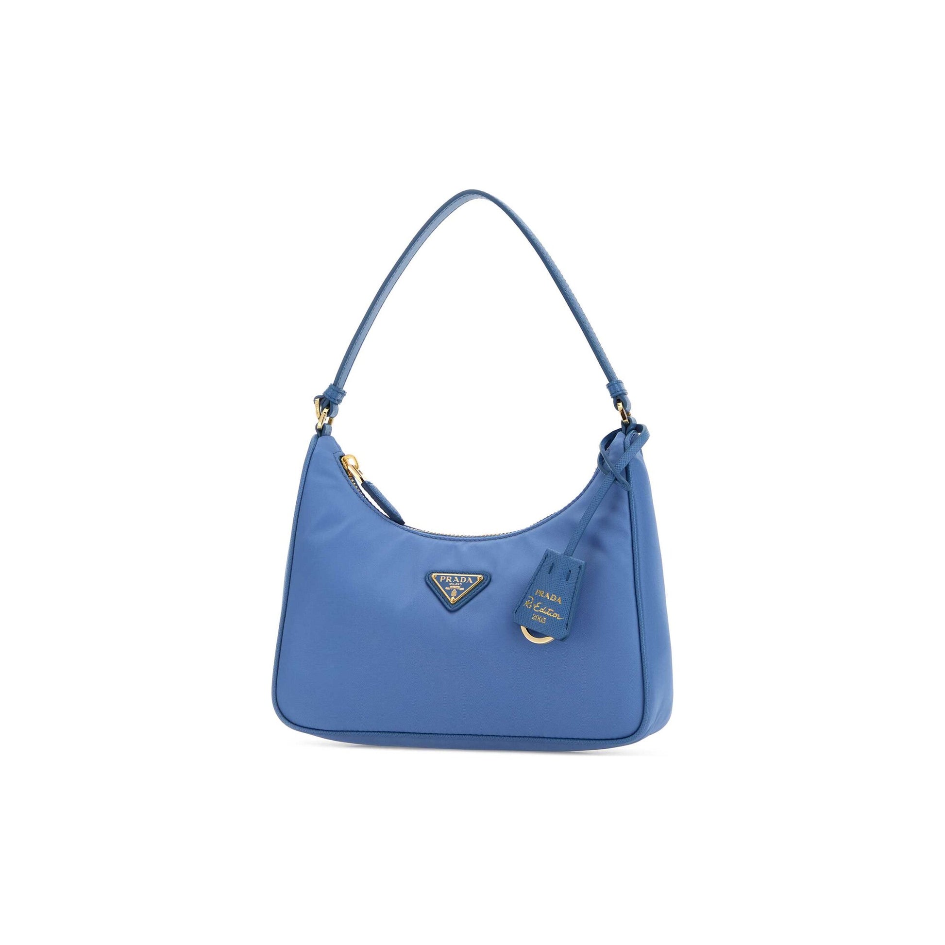 Prada Mala Mini Re-Edition 2005 em Lona — Preto