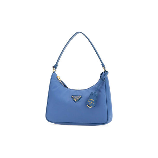 Prada Mala Mini Re-Edition 2005 em Lona — Preto