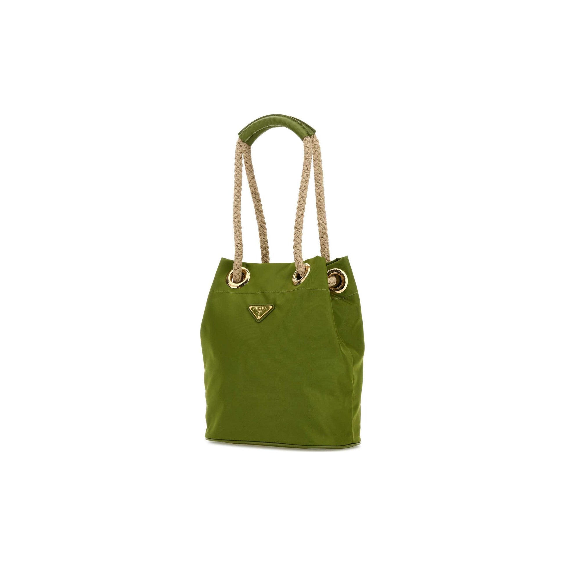 Prada Mala de Ombro em Re-Nylon — Preto