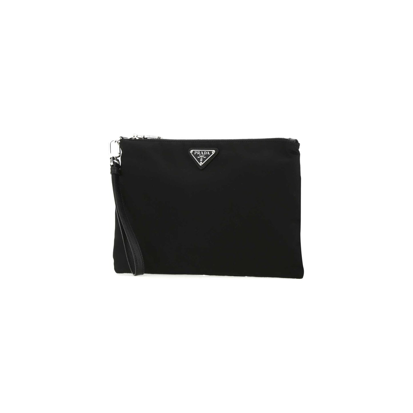 Prada Mala de Ombro em Re-Nylon — Preto