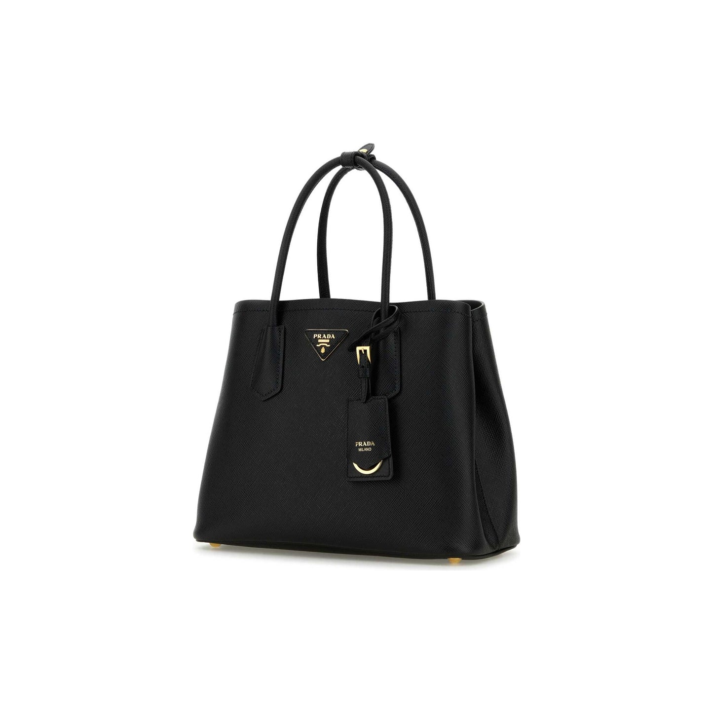 Prada Mala de Ombro Média Saffiano em Pele