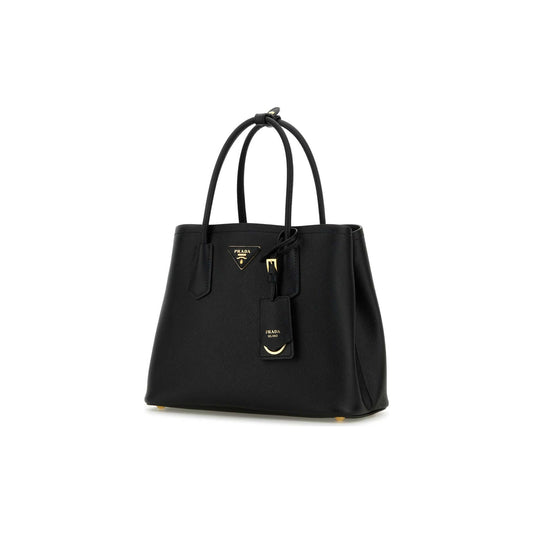 Prada Mala de Ombro Média Saffiano em Pele