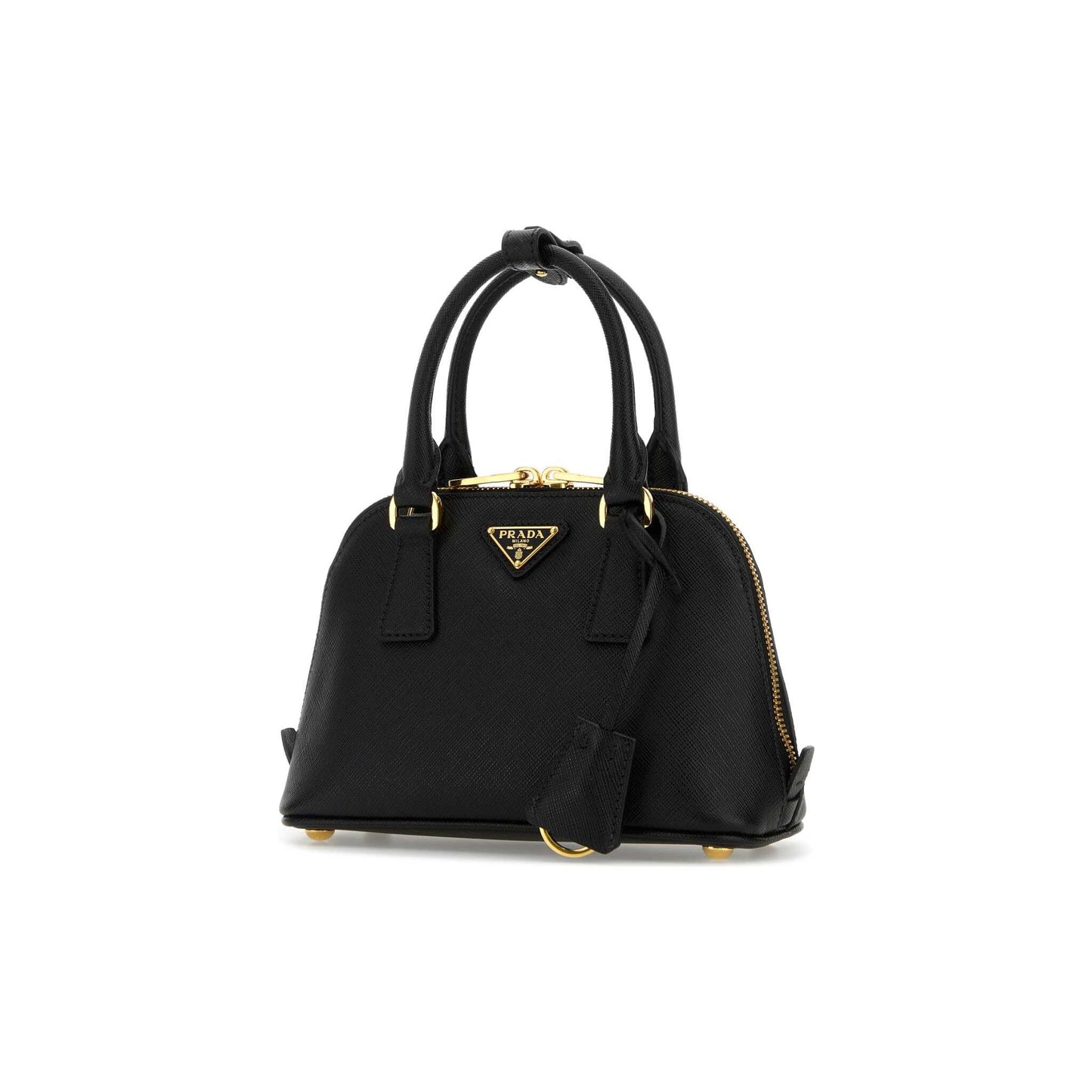 Prada Mala de Mão em Pele — Preto