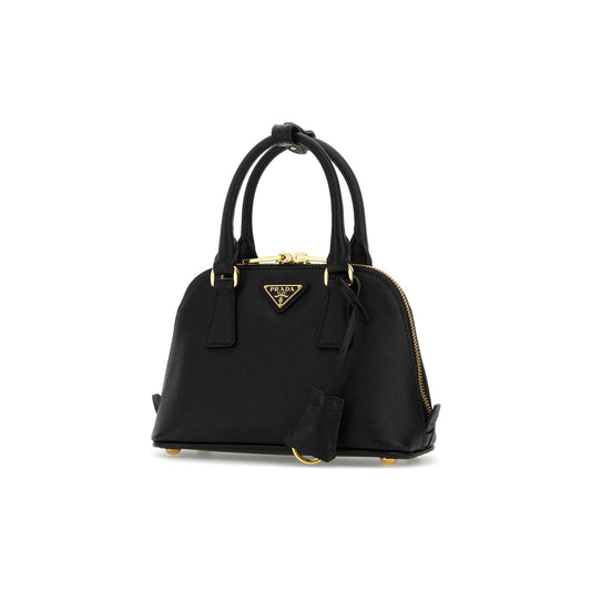 Prada Mala de Mão em Pele — Preto