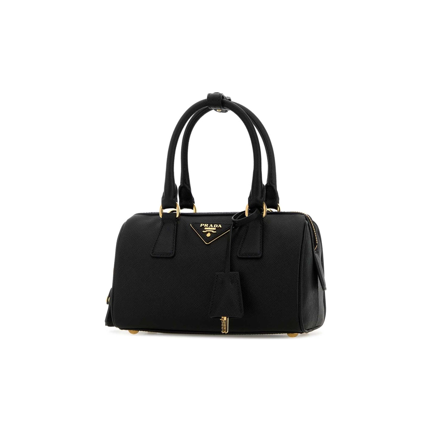 Prada Mala de Mão em Pele — Preto