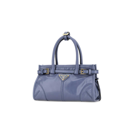 Prada Mala de Mão Mini Bonnie em Pele — Verde