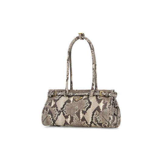 Prada Mala de Mão Média Bonnie em Pele