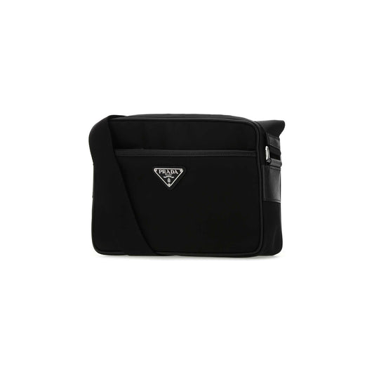 Prada Mala de Ombro em Re-Nylon — Preto