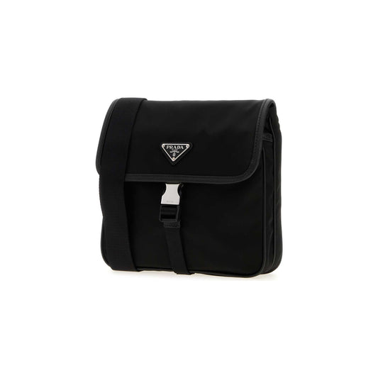 Prada Mala de Ombro em Re-Nylon — Preto