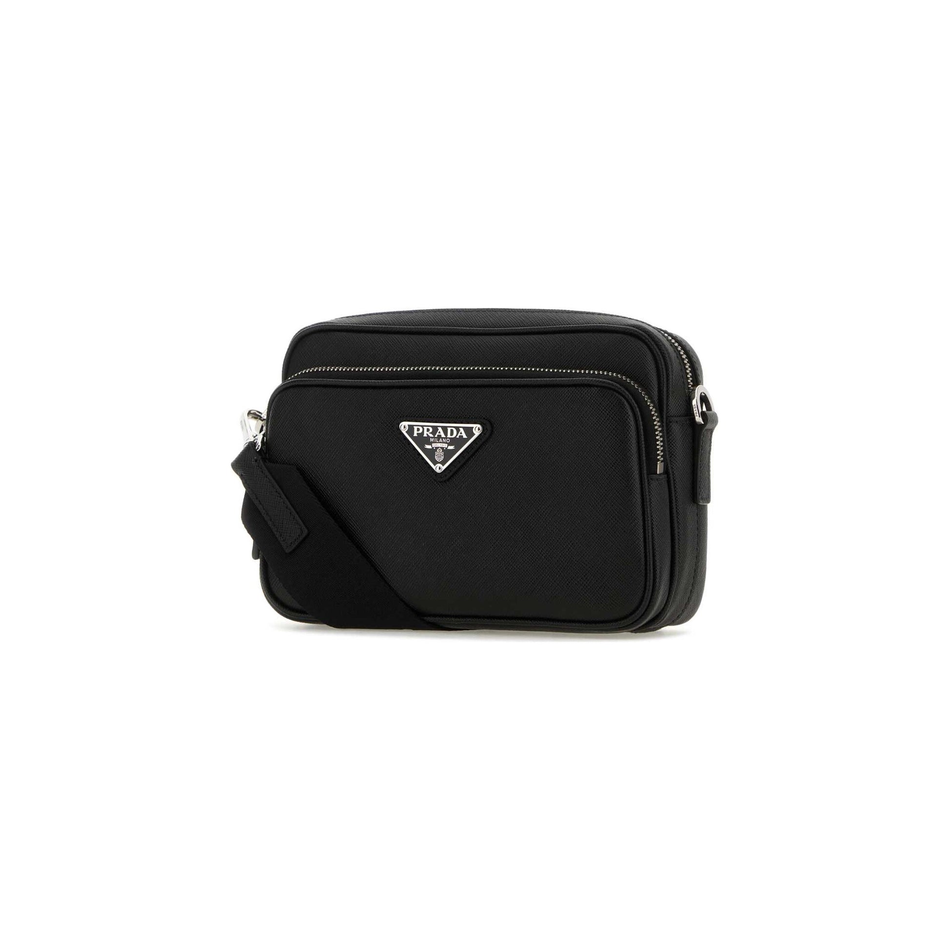 Prada Mala de Ombro Saffiano em Pele