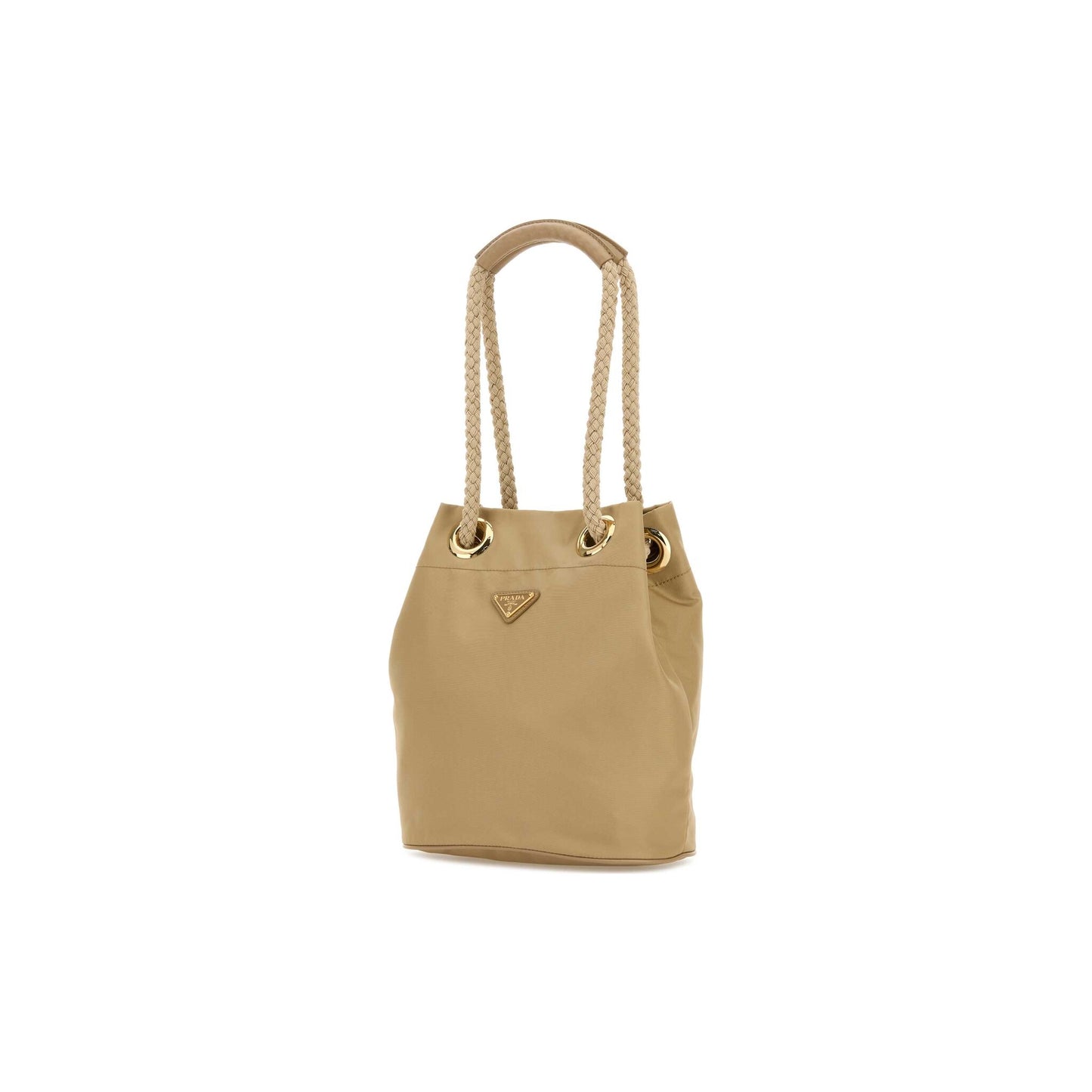 Prada Mala de Ombro Pequena Buckle em Re-Nylon — Verde