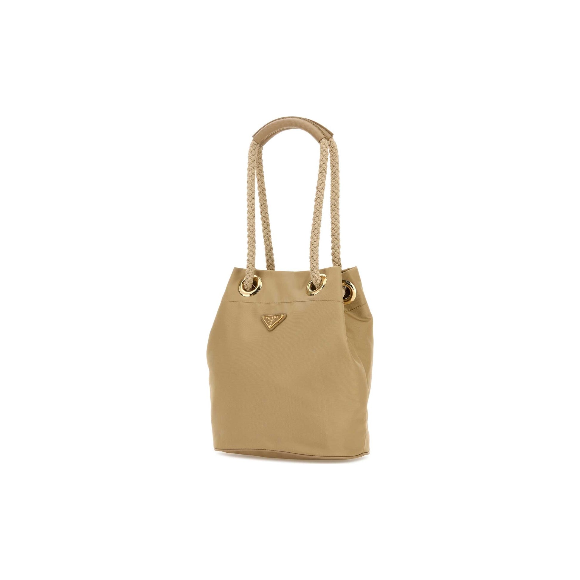 Prada Mala de Ombro Pequena Buckle em Re-Nylon — Verde