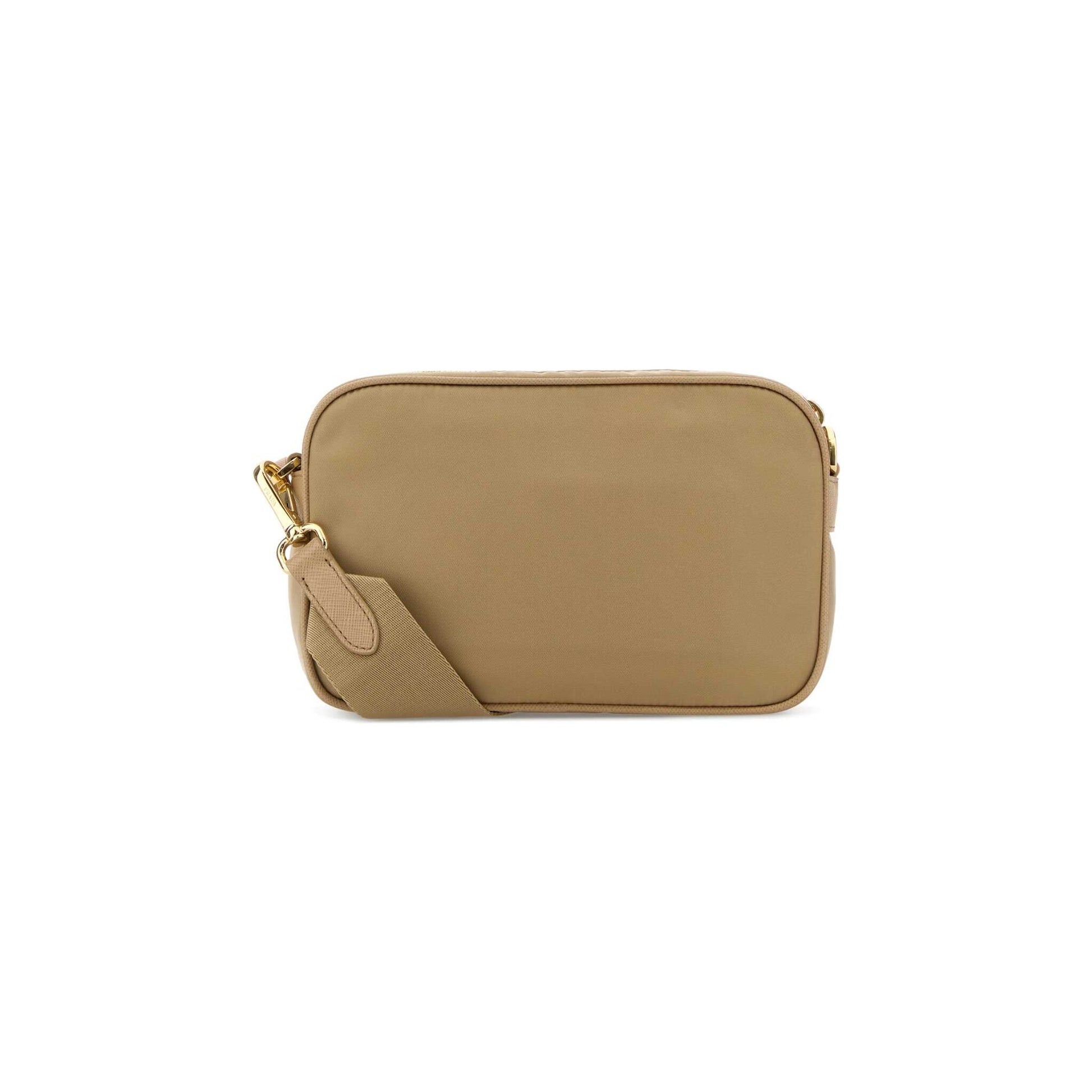 Prada Mala de Ombro Mini em Re-Nylon — Verde