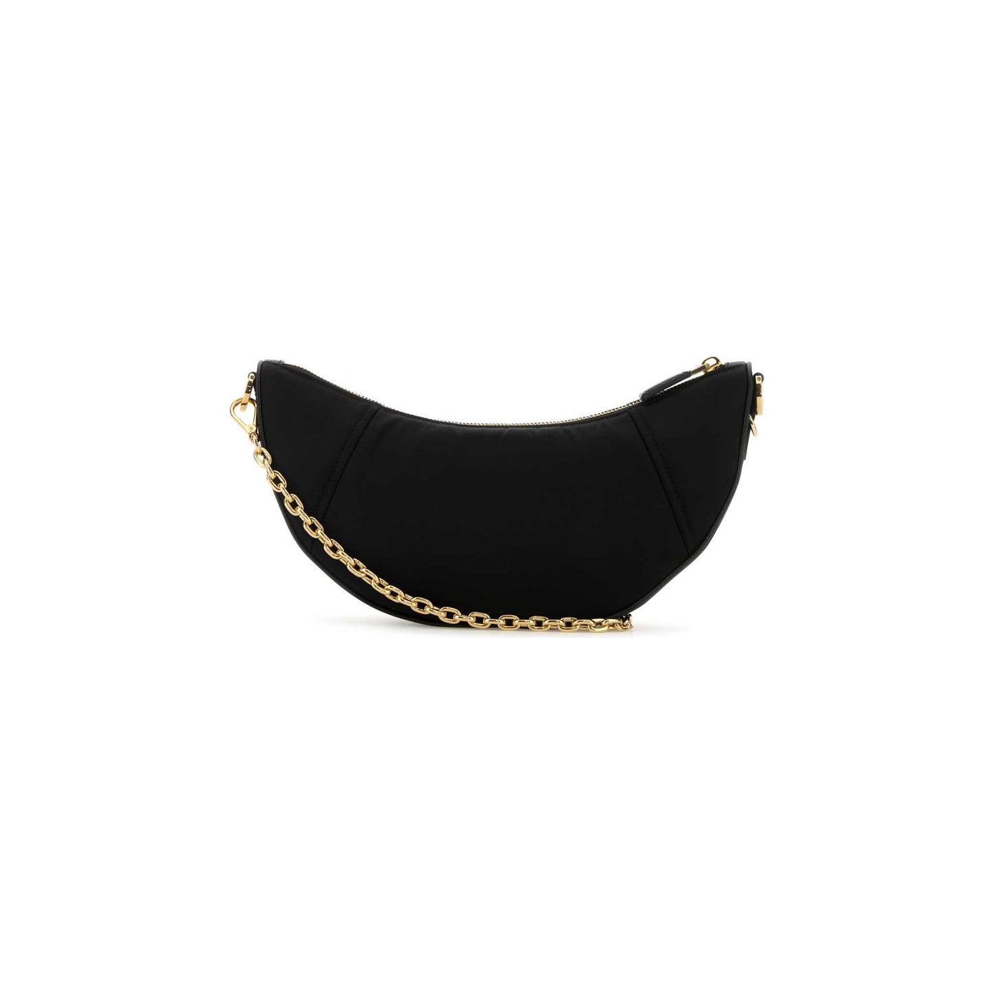 Prada Mala de Ombro em Re-Nylon — Preto