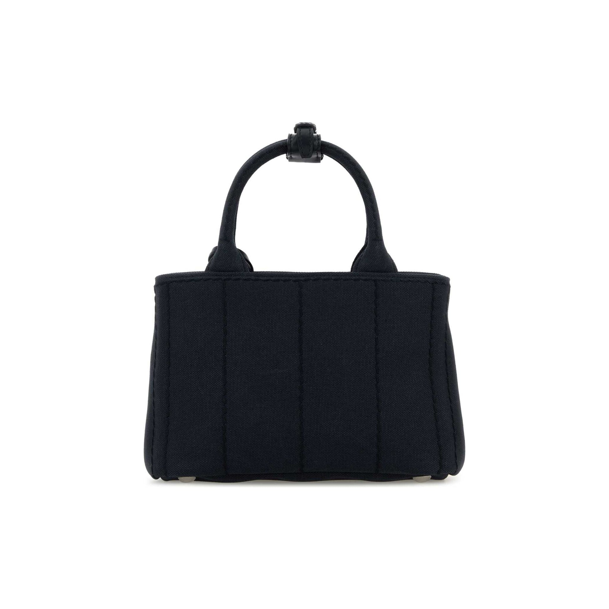 Prada Mala de Ombro Mini Jardinière em Lona