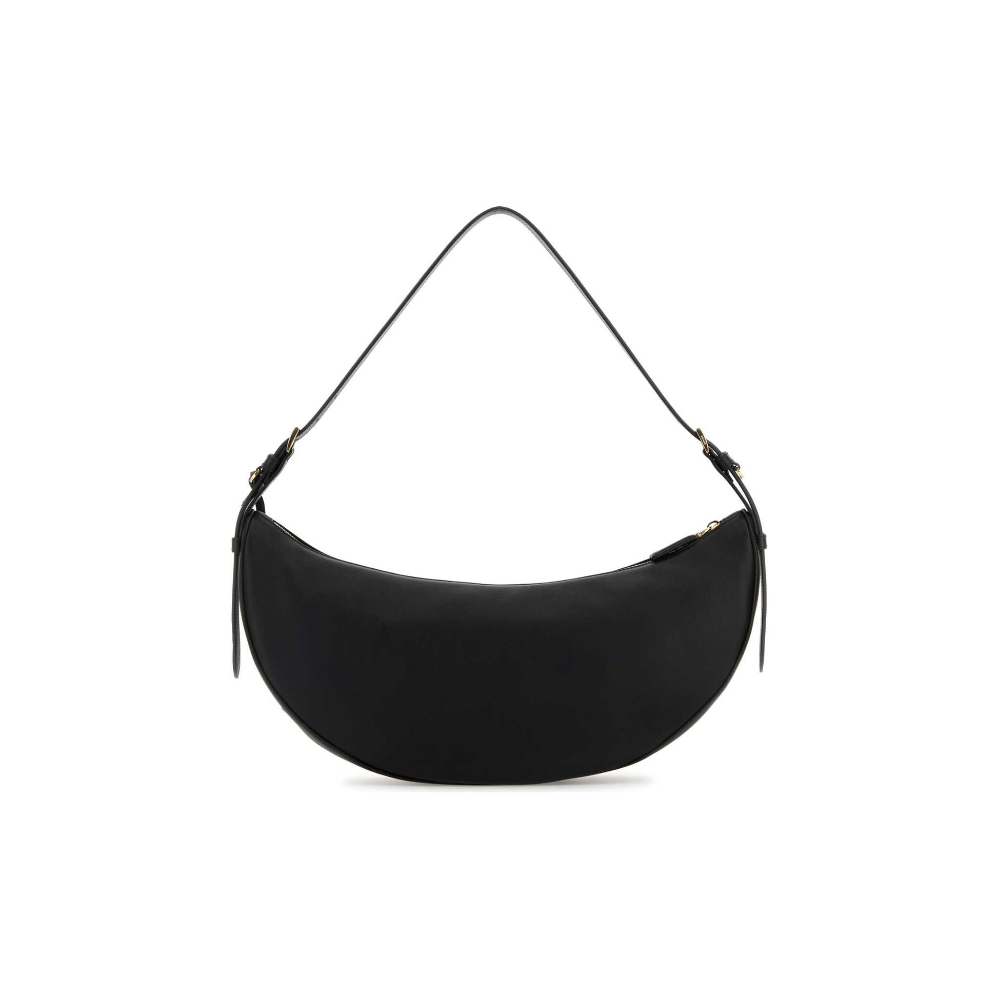 Prada Mala Tiracolo em Pele — Preto