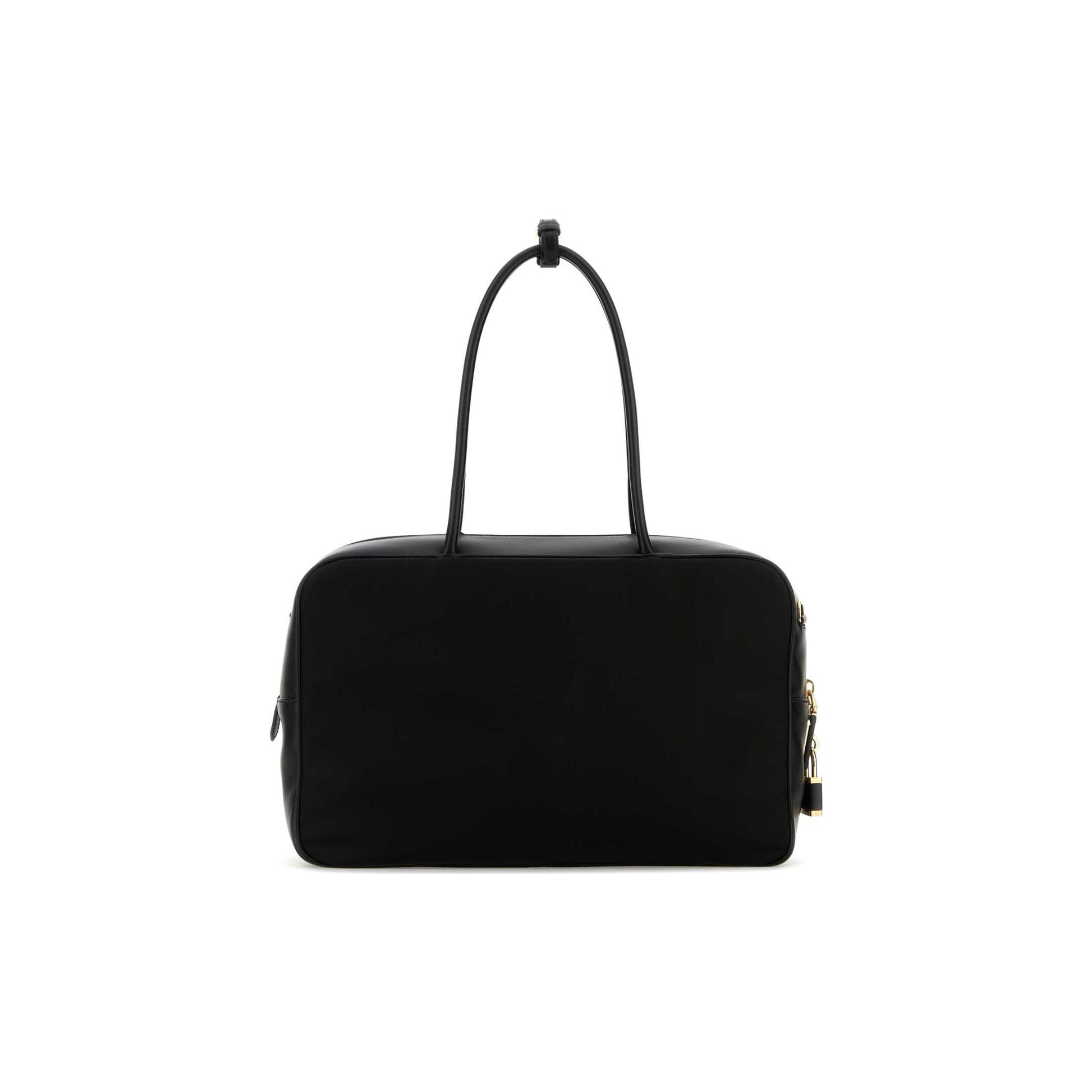 Prada Mala de Mão em Re-Nylon — Preto