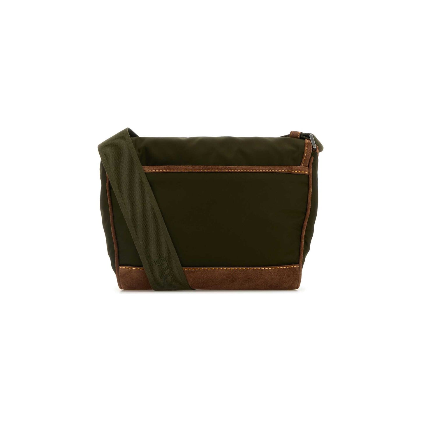 Prada Mala de Ombro em Re-Nylon — Verde