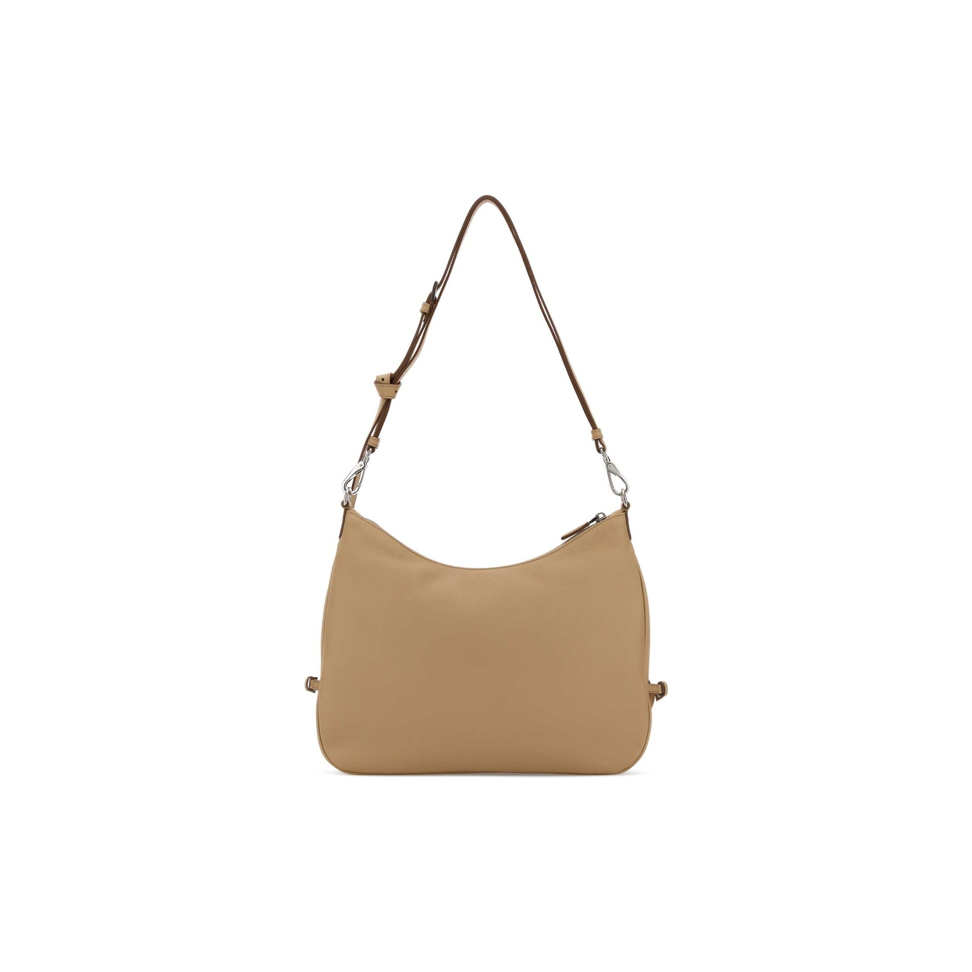 Prada Mala de Ombro em Pele — Branco