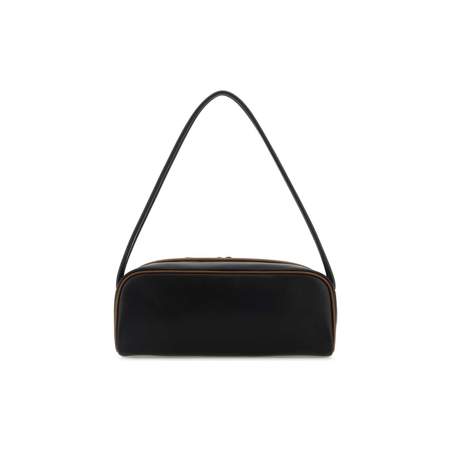 Prada Mala de Ombro em Pele — Bege