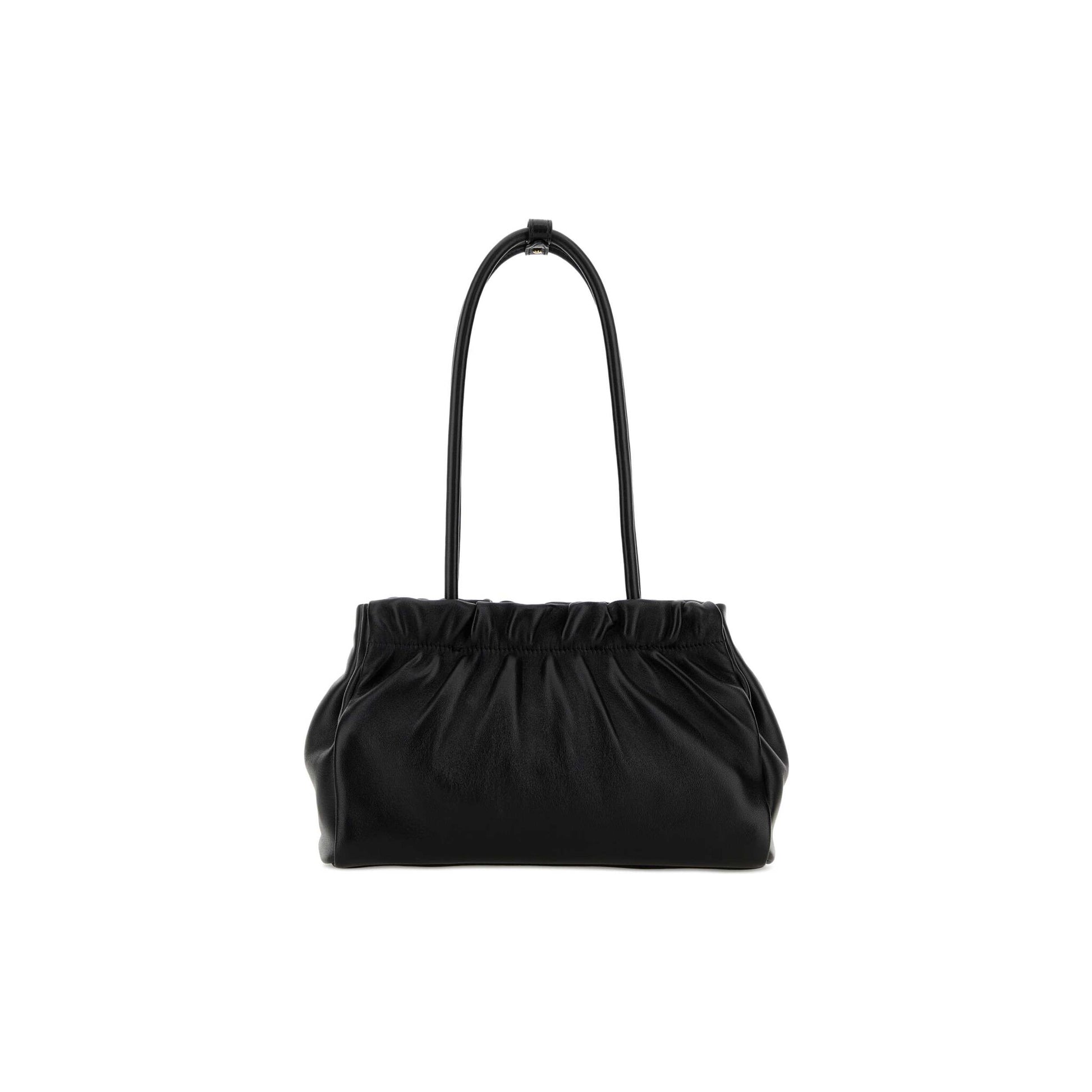 Prada Mala de Ombro em Pele Nappa — Preto